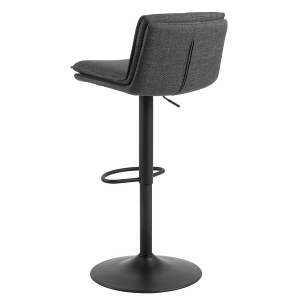 Stołek barowy Flynn szary ciemny - ACTONA